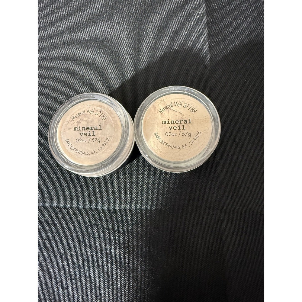 Bare Escentuals Mineral Veil 0.02oz Translucent New 2pk Finishing Powder 37188